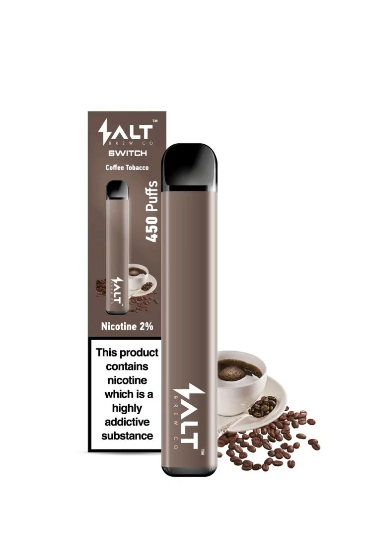 SALT Switch – Disposable Vape Pod | Coffee Tobacco - Salt Switch COM