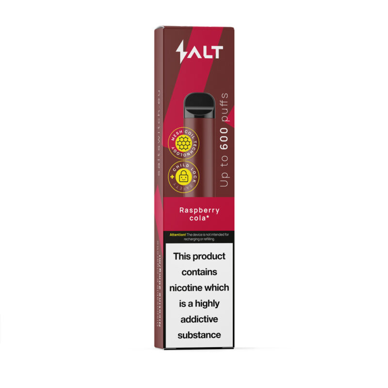 Disposable E-Cigarette SALT Switch | Raspberry Cola 600 puffs